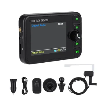 Carro DAB Carro Bluetooth MP3 Rádio Digital Display Gráfico a Cor do Carro da Tela de Suprimentos