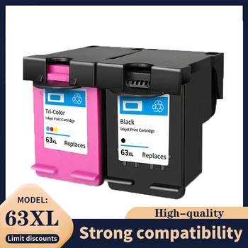 63XL Cartucho de Tinta compatível para HP63XL HP63 ps 63 para a Substituição HP 63 xl DeskJet 1112 2131 2132 Officejet 4652 4655 Impressora