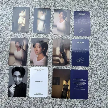 Kpop Ídolo 2-3Pcs/Set Lomo Cartão INDIGO Postal do Álbum Novo de Fotos Imprimir Cartões de Imagem Fãs Presentes Coleção