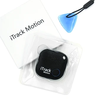Itrack Movimento Negro Anti-lost Bluetooth Smart Key Finder Carteira Rastreador Localizador de Bagagem Com Sensor de Movimento