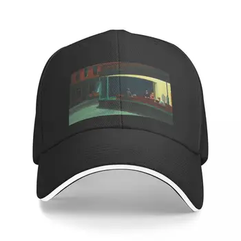 Novo Notívagos por Edward Hopper Boné chapéu derby hat Designer Chapéu de Homens com Chapéu de Mulher