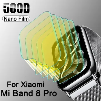 Protetor de tela para o Xiaomi Mi Banda 8 Pro Nano Filme Smartwatch Acessórios para Xiaomi Mi Band8 Pro Anti-risco Película Protetora