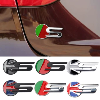 Traseira do carro do Tronco Emblema S Logotipo Adesivo para a Jaguar S-Type XF XE X Tipo F-ritmo XJ E o ritmo de F-tipo I-ritmo Xe XJL CT5 XK XEL XFL XJS XJ6