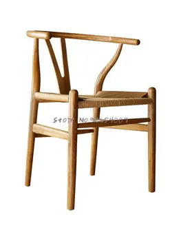 Fornecimento asianart cadeira Nórdicos simples y cadeira de madeira maciça cadeira de jantar de família de mestre poltrona de discussão de estudo de cadeira
