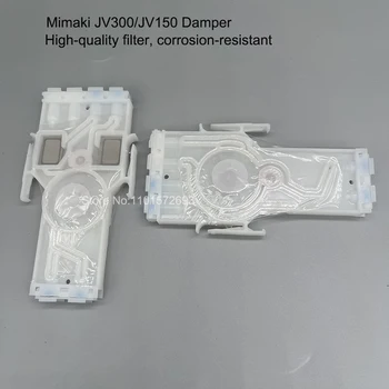 2PCS de Tinta Amortecedor para Mimaki CJV150 CJV300 JV300 JV150-75 Eco Solvente Impressora Plotter de Tinta Dumper Filtro para Roland Dx7 cabeça de impressão