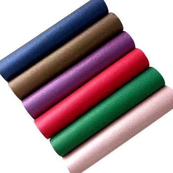 Semelhante ao algodão de Lã Único Gillter PU Faux Couro Sintético, o Tecido Para Estofamento de Estacionamento Interior/Sofá/Tampa Mouse Pads/Carfts de Costura