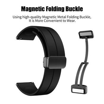 18 20 22 Assista Strapfor Xiaomi Smart Watch Assista S2 Silicone Magnética pulseira bracelete Magnético Correia