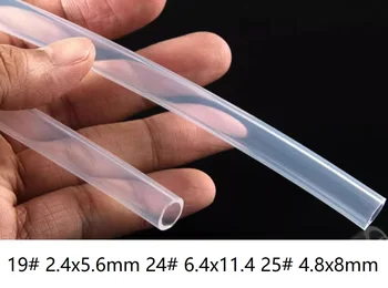 19# 2.4x5.6mm 24# 6.4x11.4 25# 4.8x8mm Tubo de silicone para bomba peristáltica tubo flexível tubepump Transparente mangueira de alimentação do tubo