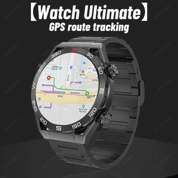 2023 Novo NFC Bluetooth Chamada Smartwatch Bússola do Perseguidor de GPS do Movimento Pulseira de Fitness Para Huawei Relógios Ultimate Smart Watch Homens