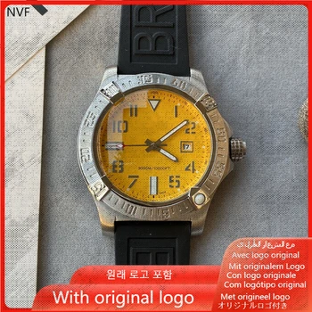 NVF Homens Relógio de Aço Inoxidável 904l relógio Mecânico Automático 45mm-BR