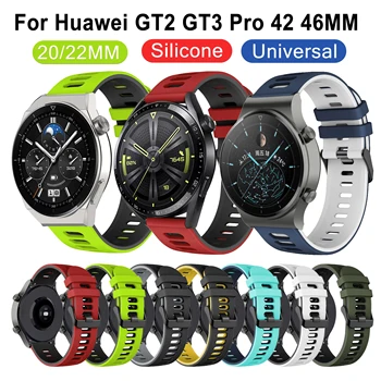 Novo 20mm 22mm Correia de Relógio para Huawei GT 2 Pro GT 3 42 46mm Inteligente faixa de relógio de pulseira para Huawei GT GT2 GT3, GT Corredor 46mm correa