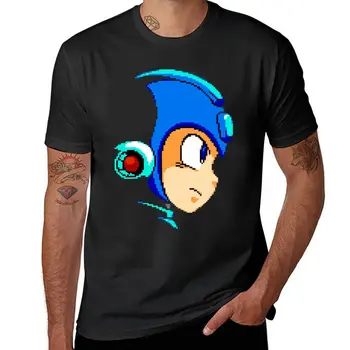 Mega Man T-Shirt meninos t-shirts roupas de verão fã de esportes, t-shirts mens grandes e altos t-shirts