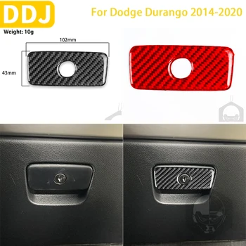 Para Dodge Durango 2014 2015 2016 2017 2018 2019 2020 Acessórios De Fibra De Carbono, Interior Do Carro Da Shift De Engrenagem Da Porta Painel De Guarnição Adesivo