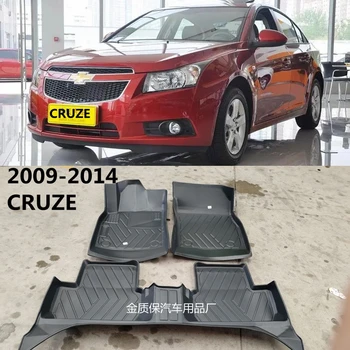Use para 2009-2014 Chevrolet CRUZE tapete Chevrolet Cruze carro tapetes Chevrolet Cruze impermeável tapetes de Cruze esteiras tronco
