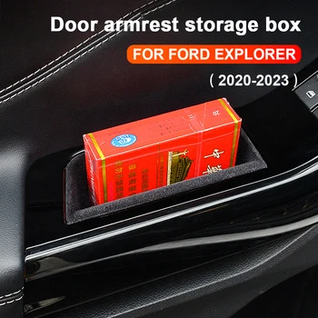 Para Ford Explorer 2020 2021 2022 2023 Organizadores Caixa de Carro Conveniente antiderrapante, Porta Arrerest de Armazenamento de Caixa de estofos Acessórios