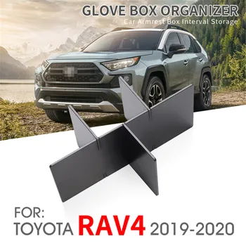 Carro Acessórios Carro de apoio de Braço Central do Intervalo de Console Central de Arrumação Caixa de Caixa de Armazenamento Para Toyota RAV4 RAV 4 2019 2020