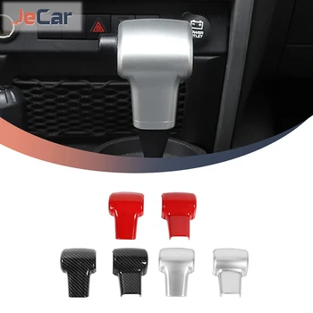 JeCar ABS Carro de Mudança de marcha Decoração Cabeça Guarnição Adesivo Para Jeep Wrangler JK 2007-2010 Interior do Carro Acessórios