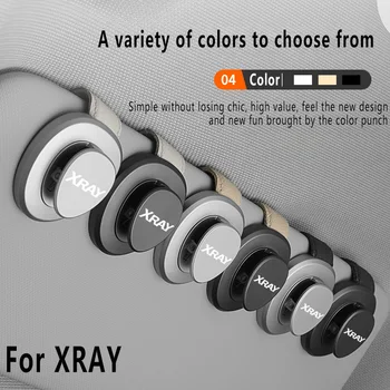 Para Lada Xray Viseira De Sol Do Carro Portátil De Armazenamento Clip De Metal Textura Óculos Clipe De Cartão De Clip