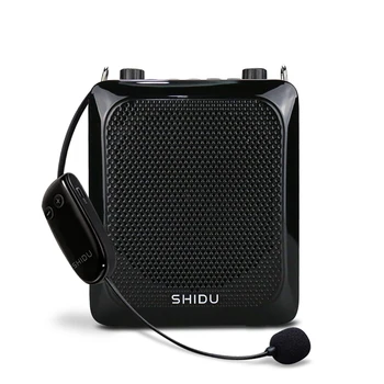 SHIDU 25W Portátil Wireless Amplificador de Voz para Professor de Bateria 4000mAh o Orador de Bluetooth com Microfone Echo AUX Gravação S28