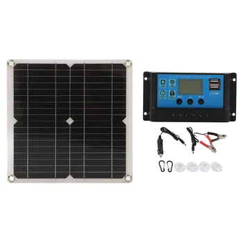 RV Painel Solar da Eficiência Elevada Sobrecarga Prova de Exibição do Status de Dupla Porta USB de 12 W, Mono Painéis de carregamento Solar à prova d'água IP65 para