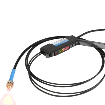 ER2-22N display Digital de fibra amplificador de reflexão difusa, através de feixes de fibra óptica sensor de m3 m4 m6 fibra disponível