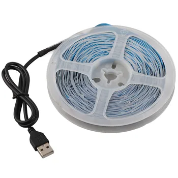 Luz de tira do DIODO emissor de luz RGB 5V Eco-Friendly USB Alimentado de Poupança de Energia Botão de Controle de Fitas de Luz de Escada para o Partido
