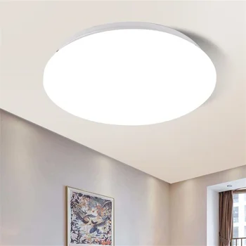 Casa de Três prevenção de ferro inferior LED moderna e minimalista, sala de estudo de iluminação para quarto de decoração de varanda teto da nave de luz Quente