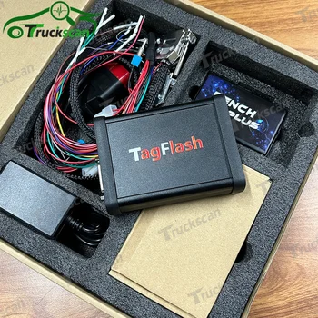 2023 TagFlash ECU Programador Com o Offline Dongle OBD/BANCO/BOOT/BDM/ JTAG Modo de Leitura TCU Carro Caminhão Moto Chip Ferramenta de Ajuste de