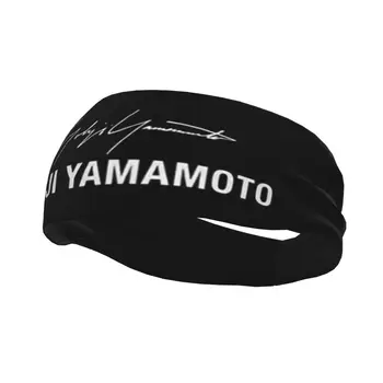Yohji Yamamoto Esportes Tiaras para andar de Bicicleta para Não Escorregar Elástico Absorção de Umidade Sweatband Homens Mulheres