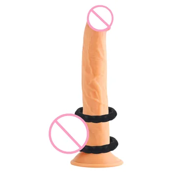 Anel peniano retardar a Ejaculação Cock Ring Reutilizáveis Clitóris Estimular o Macho se Masturbar Sexo Anéis de Brinquedo Adulto para Homens 3PCS