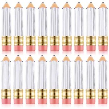 10pcs 5ml Mini Lápis em Forma de Gloss Vazio Tubos Reutilizável Lip Balm Recipientes Bonito Garrafas para as Mulheres Garota DIY Cosméticos