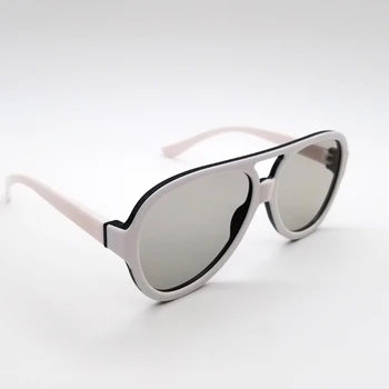3D Passivo polarizado Óculos de Miopia de Lentes Estereoscópicas Óculos de Lente Confortável Quadro para RealD/IMAX Formato Cinemas F19E