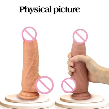 De Silicone, pênis artificial para mulheres vibrador para masturbação feminina, vestindo artificial do pênis anal velas
