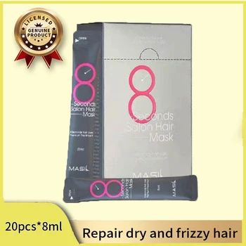 20Pcs/box coreano 8 Segundos Salão de Máscara capilar Shampoo Cuidados com os Cabelos Restauração Premium Tratamento de Queratina Reparar Danificado Seco