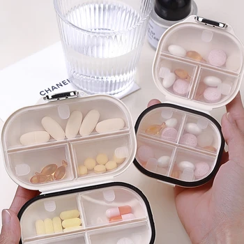 Caixa De Pílula De Viagem Mini Caixa De Pílula Leve 7 Compartimento De Medicina Pílula Caso Pílula Caixa De Medicina Organizador Medicação Pílula Organizador