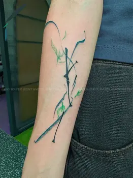Ervas o Suco de Falsas Tatuagens para Mulheres de Bambu Etiqueta da Tatuagem Impermeável Bonito Hotwife Tatoo Tatto Festival de Acessórios de Arte Atacado