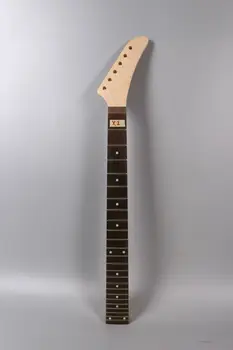 Novo braço da Guitarra 24fret de 25,5 polegadas de Banana Cabeça Maple Escala em Rosewood Ponto Embutimento