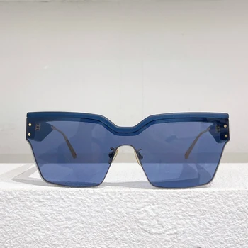 2023 Novo Oblíqua Lente Patch Quadro Mulheres da Moda de Óculos de sol Clássicos Clube de M4u de Luxo UV 400 Revestimento Senhora boate Óculos