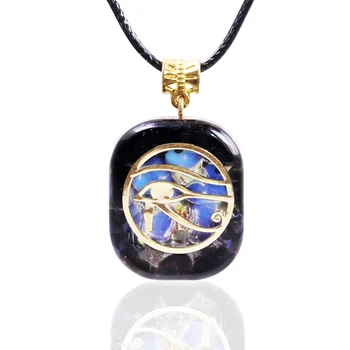 Orgonite Colar De Cristal, Olho De Horus Do Egito Proteção Pingente Antigo Símbolo Egípcio De Proteção