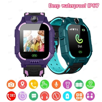 2023 Crianças Smart Watch Crianças de Telefone do Relógio Smartwatch De Meninos Meninas rapazes raparigas Com Sim Cartão da Foto à prova d'água IP67 Presente Para IOS, Android