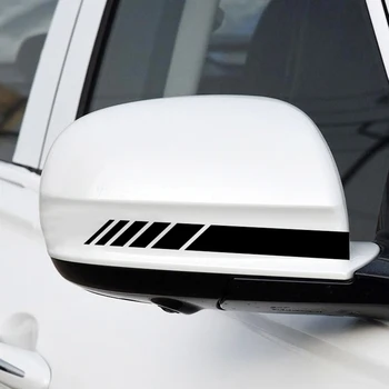 Espelho Retrovisor de carro Adesivos Lado Faixa de DIY Decalque Para Volkswagen golf passat polo Tiguan Beetle Bora, jetta, Gol Cruz CC T5