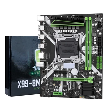 X99 8M F placa-Mãe PCI-E3.0 16X de Memória DDR4 NVME para M. 2 Suporte LGA2011-3 XEO
