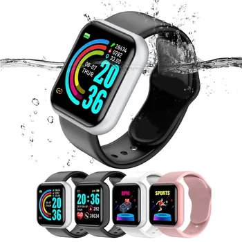 Inteligente Reloj Smartwatch Y68 Inteligente Pulseira De Saúde De Fitness Tracker Pulseira D20 Smartwatch