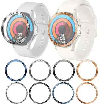 Para Samsung Watch6 Clássico de Discagem de Velocidade E a Escala de Tempo em Aço Inoxidável Com Proteção Boca De 43/47m