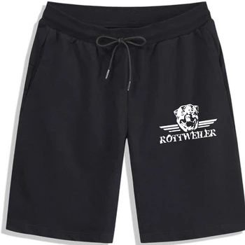 rottweiler Shorts homens criam 100% algodão Lazer Padrão verão Básicas de verão Padrão do shorts para os homens