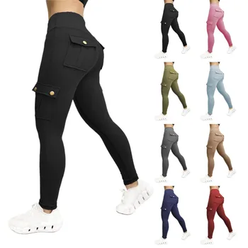 Vestuário Fitness Calças da Mulher Elástica de Alta Apertadas Calças de Yoga Secagem Rápida Executando Calças