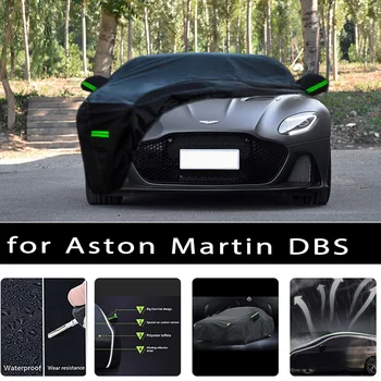 Para o Aston Martin DBS, ao ar livre Completa de Proteção de Automóvel Cobre de Neve Cobrir as Sombras Impermeável, Dustproof Exterior acessórios do Carro