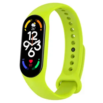 Relógio Pulseira Pulseira De Smartwatches Esporte Pulseira De Silicone Pulseira Multicolor Bracelete Pulseira Para Mi Banda 7 Tpu Macio