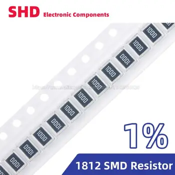 50PCS 1% 1812 Resistor SMD 0R ~ 10 m 3/4W 1 10 100 150 220 330 470 510 680 750 910 Ohm Ω 1K 2.2 K 10K 100K 1R 10R 100R 220R 330R