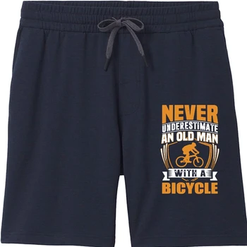 Nunca Subestime Um Homem Velho Com uma Bicicleta de BTT homens Shorts Para os Homens verão do Algodão Mais legal Personalizada homens Shorts